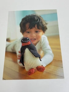 Rowan Penguin Toy Knitting Pattern Pages 6in Size - Picture 1 of 4