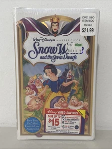 Snow White and the Seven Dwarfs (VHS, 1994) Brand New Sealed - Picture 1 of 6
