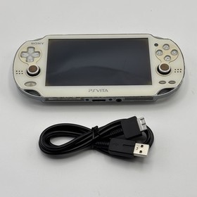 SONY PS Vita PCH-1000 1100 Console White OELD Fast Shipping Excellent