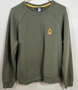 Suéter REI Para Hombre XS Cuello Redondo Cooperativo Manga Larga Verde Algodón Poliéster - Imagen 1 de 8