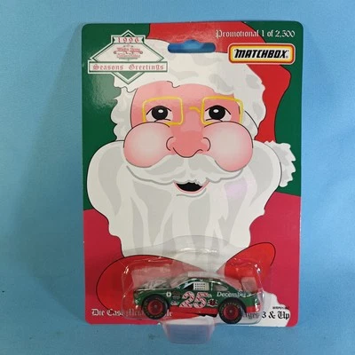1996 Nascar Matchbox #25 Seasons Greetings 1:64 White Rose Christmas 1 Of 2500 - Image 1 of 4