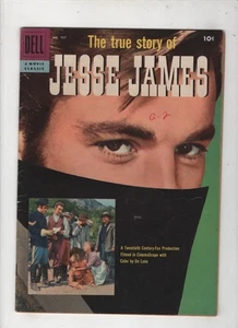 The True Story of Jesse James #757 Dell 1957 película clásica escaneo de alta resolución - Imagen 1 de 2