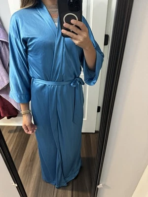 迪奥复古长袍蓝绿色状况良好带口袋无标签 — 第 1/4 张图片