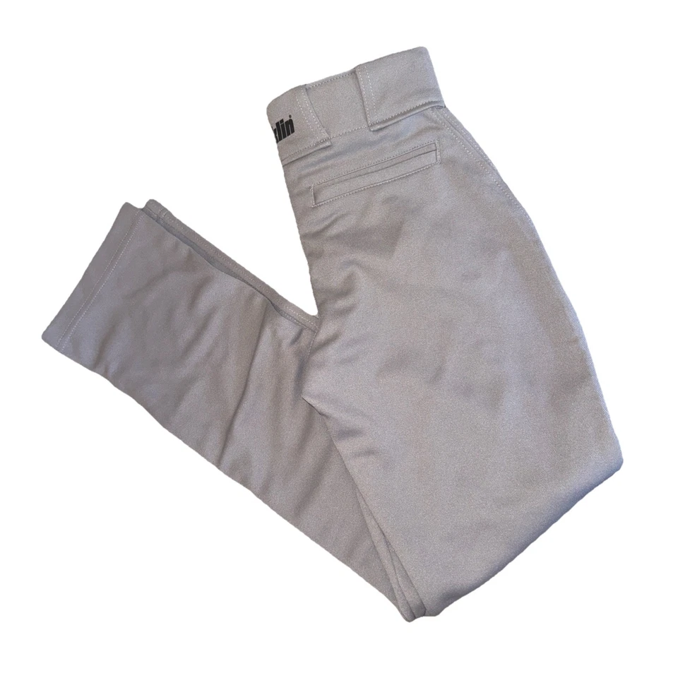 Pantalones de béisbol Franklin Youth, longitud completa, juveniles-pequeños, grises Foto 1 de 1