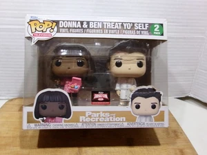 Funko Pop! Parchi e Ricreazioni Donna & Ben Treat Yo' Self confezione da 2 - Foto 1 di 11
