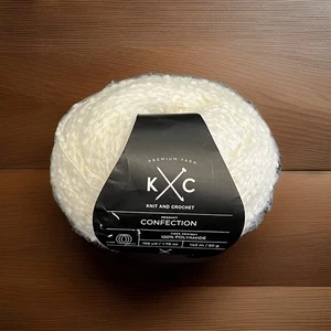 Jo-Ann KC Stricken und Häkeln KONFEKT Garn CREME 1,76 Unzen - Bild 1 von 7