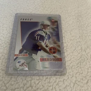 DREW BLEDSOE FORCE INSERT NEW ENGLAND PATRIOTS 1997 COLLECTOR'S EDGE - Picture 1 of 2