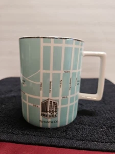 Tiffany und Co. Manhattan Subway Map Keramik Kaffeebecher gebraucht - Bild 1 von 9