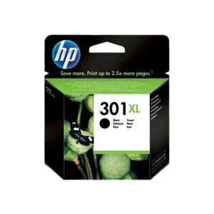 Cartucho de tinta negra HP 301XL de alto rendimiento de inyección de tinta genuina impresora nueva CH563EE - Imagen 1 de 17