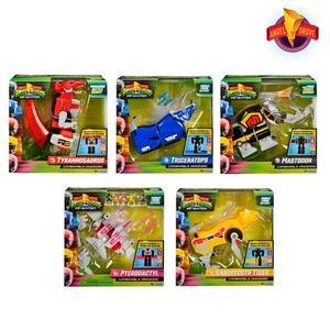 Playmates Mighty Morphin Power Rangers Re-Ignition DX Combinable Dinozord Set - Picture 1 of 24