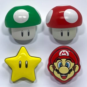 4x Genuine Super Mario Bros. Candy / Lolly Tins - Boston America, 2011 [EMPTY] - Picture 1 of 21
