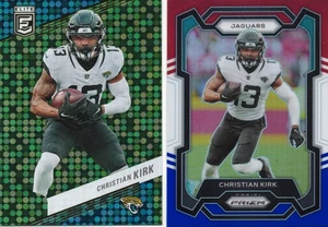 Lot of (2) Assorted Insert/Parallel Christian Kirk Football Cards - Bild 1 von 2