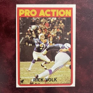 1972 Topps Set RICK VOLK PRO ACTION #125 BALTIMORE COLTS NR-MINT *HIGH GRADE* - Picture 1 of 2