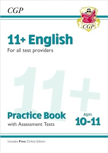 11+ English Practice Book & Assessment Te..., CGP Books - Image 1 of 2