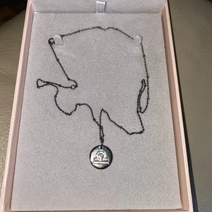 Diamonique Sterling Silver Sapphire Pendant Necklace - Picture 1 of 4