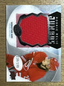 2016 UD EISHOCKEY SEBASTIAN AHO RC RELIC JUMBOS 118/199 #RRJ-SA - Bild 1 von 4