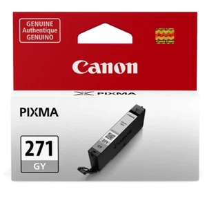 Cartucho de tinta gris genuino Canon OEM CLI-271 GY / CLI-271 - Imagen 1 de 7