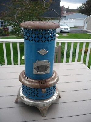 Calentador de queroseno ez est way esmalte azul no perfecto calentador granero encontrar envío gratuito Foto 1 de 4