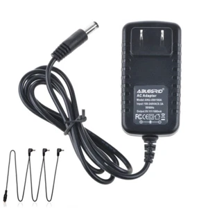 US 9V 1A Guitar Effects Pedal Power Supply Adaptor + 3 Way Daisy Chain Cable - Picture 1 of 5