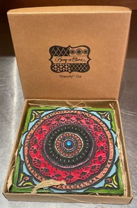 Romy & Clare Fliese "Eternity" Handarbeit Deko Boho Hippie 5,5 Fliese Neu im Karton - Bild 1 von 5