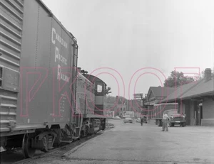 Canadian Pacific Railways (CP) Switch 8144 Ankunft am Bahnhof Guelph - 8x10 Foto - Bild 1 von 1
