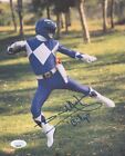 Mighty Morphin Power Rangers- David Yost signed Blue Ranger 8x10 photo JSA COA