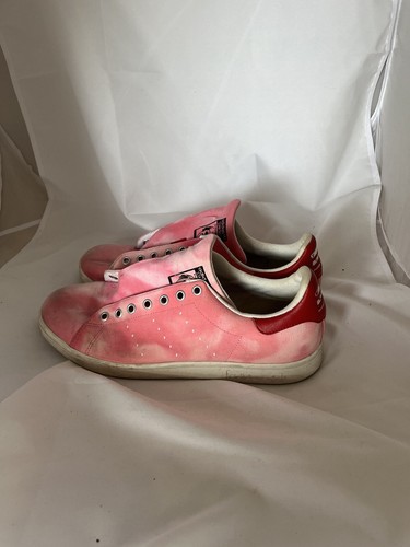 ADIDAS Scarpe da ginnastica Pharrell Williams HU Holi Stan Smith rosa taglia 10 Regno Unito