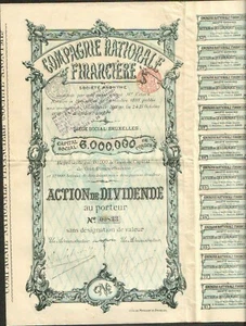 COMPAGNIE NATIONALE FINANCIÈRE (BELGIQUE) (G) - Imagen 1 de 1