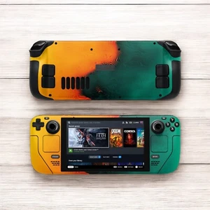 Orange Grün Steam Deck Skin, Schutz Steam Deck OLED Konsole Decal Wrap - Bild 1 von 4