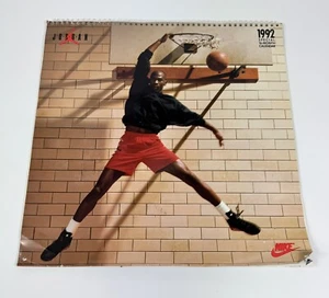 NIKE JUMBO 1992 Special 16-Month Calendar Michael Jordan Air Chicago - Picture 1 of 6