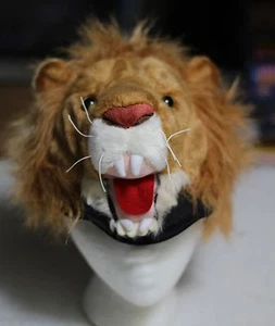 adulto SOMBRERO DE LEÓN Disfraz Halloween Disfraz animal gorra Adulto FELPA rey cobarde - Imagen 1 de 6