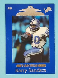 1999 Playoff Absolute BLUE Barry Sanders Detroit Lions #39 🏈 - Picture 1 of 2