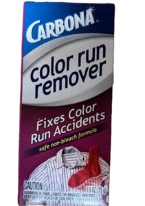 Carbona Color Run Remover Safe Non-Bleach Formula 2.6 OZ Each - Picture 1 of 4
