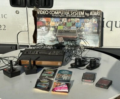 Atari 2600 Computer With Box And Games - image 1 of 4