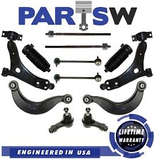 12 New Pc Suspension Kit for Ford Focus Control Arms, Inner & Outer Tie Rod Ends