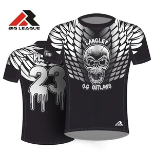 Custom Personalized Sports Jersey - Outlaws - Compression - Flag Football - Imagen 1 de 6