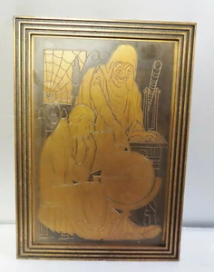 ANTIGUA PLACA DE BRONCE ART DECO aprox. Años 20 - Imagen 1 de 7