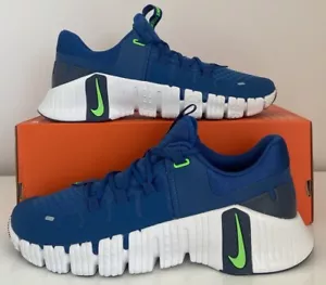 Nike Free Metcon 5 scarpe da ginnastica taglia 10 UK, 45 EUR blu corte corsa sportiva DV3949 401 - Foto 1 di 23