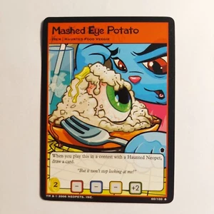 Neopets TCG # 60/100 puré de ojos papa maderas embrujadas tarjeta única WOTC - Imagen 1 de 4