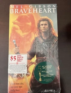 Braveheart VHS 1996 2-Tape Set Collection Brand New Sealed Vintage Tapes - Picture 1 of 6