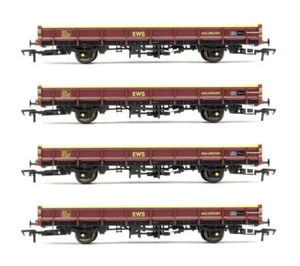 EFE Rail OO Set of 4 BR ZCA 'Sea Urchin' Open Wagon EWS No. DC460915 - Picture 1 of 3