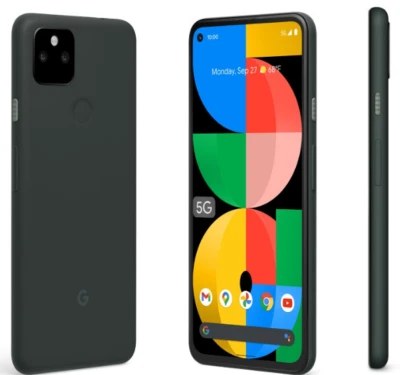 Brand New Android Google Pixel 5A 5G 128GB Black Green Color Smartphone - Image 1 of 4