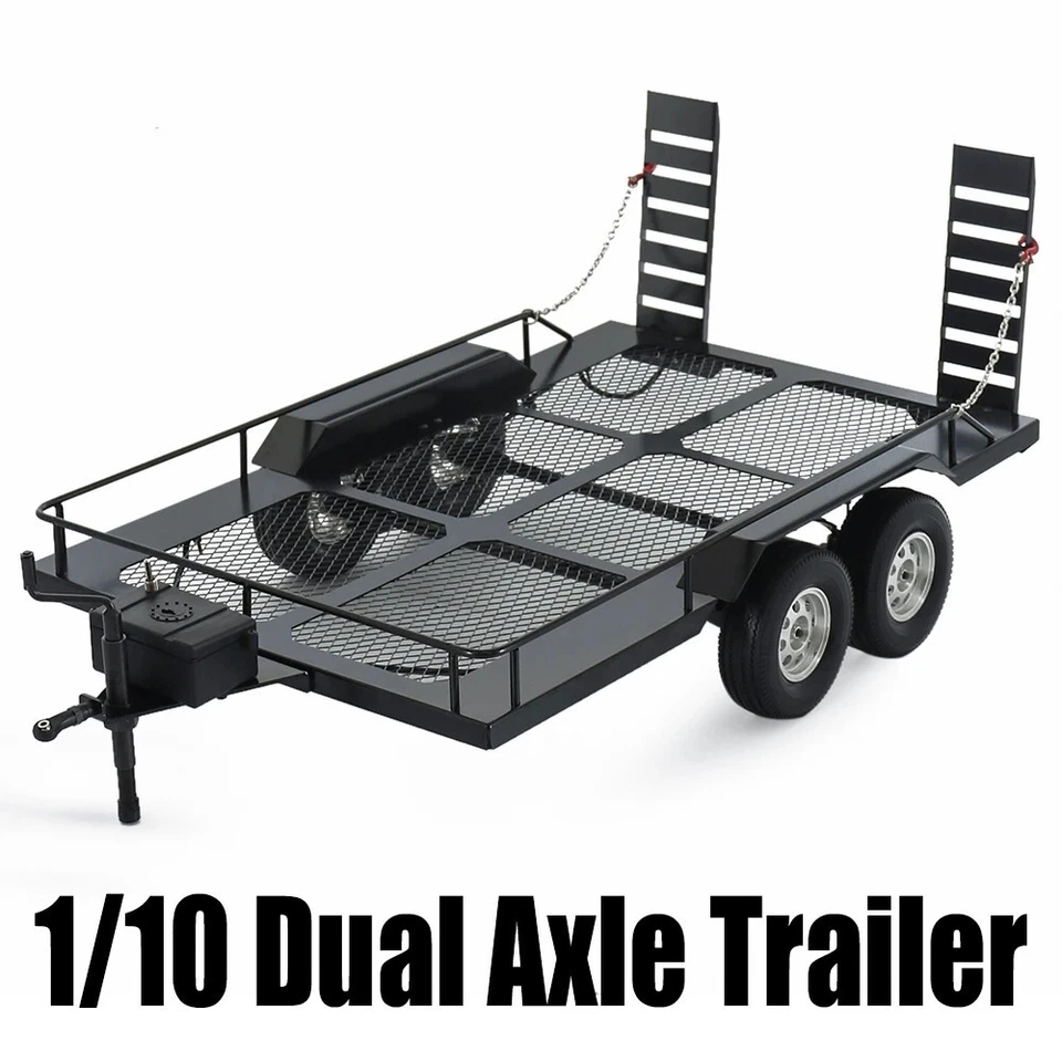 Trailer for 1/10 RC Crawler Axial SCX10 90046 AXI03007 Traxxas TRX4 GEN8 YK4082 - Image 1 of 4