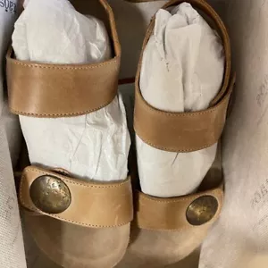 Taos Damen Leder hellbraun Sandalen Größe 6-6,5/37EU - Bild 1 von 4