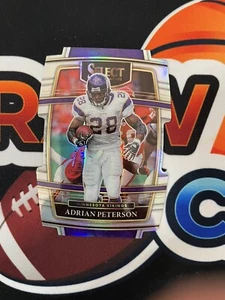2021 Select Prizm Concourse Silver Die Cut #37 Adrian Peterson Vikings - Picture 1 of 2