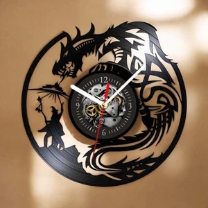 Reloj Disco Vinilo 12" Temático Dungeons & Dragons I Con o Sin Retroiluminación - Imagen 1 de 7