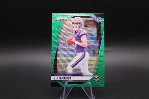 Panini Prizm 2024 - Rookies J.J. McCarthy #400 Green Wave Prizm (RC) Rookie - Imagen 1 de 2