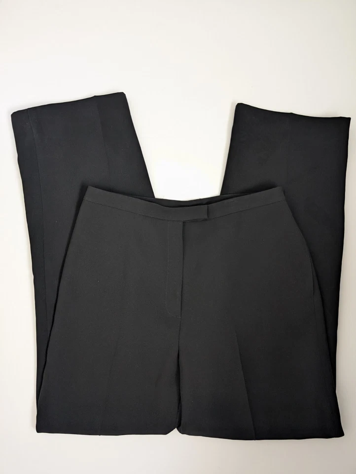 tahari arthur S. levine Black Dress Slacks Pants Womens Size 8P 8 Petite - Image 1 of 4