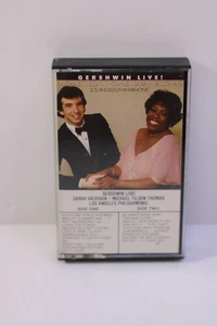 Sarah Vaughan Michael Tilson Thomas Gershwin Live Cassette Tape - Picture 1 of 4
