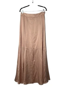 Maxi falda sin cordones de satén Hutch Anthropologie talla 10 rosa nueva con etiquetas precio de venta sugerido por el fabricante $178 - Imagen 1 de 7